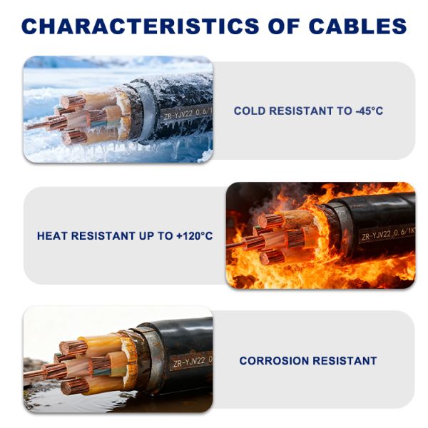 11KV Flame Retardant Power Cable XLPE Copper Conductor Cable