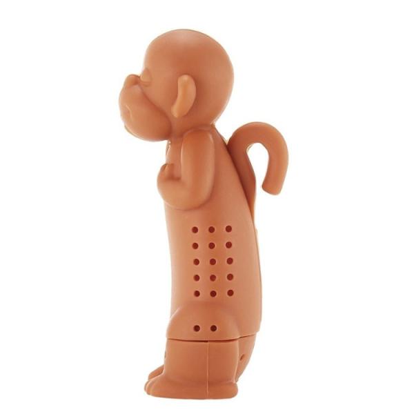 Eco-friendly Food Grade Customized coffee drink monkey Silicone Tea Infuser Mug Bottle