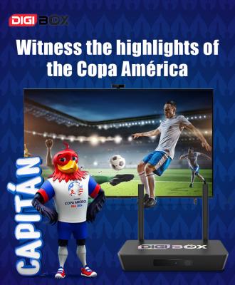 Digibox Android TV Bluetooth Remote And Voice Control Immerse Yourself In Copa America