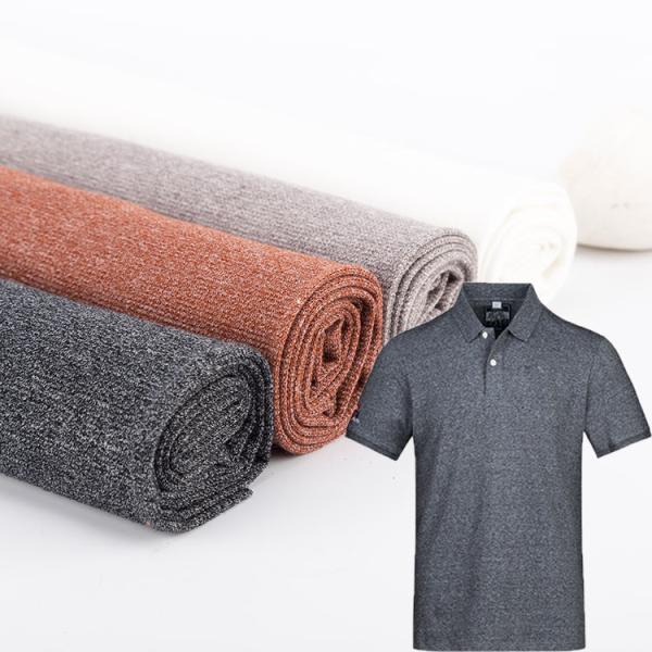 Material corado de fios de 165g para camisa de polo