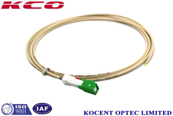 LSH SCAPC Fiber Optic Patch Cord , Sc Fiber Patch Cable Auto Shutter Connector