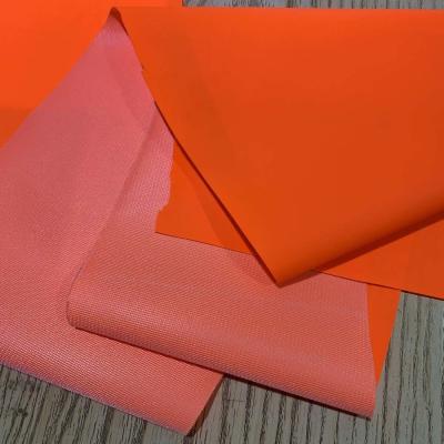 PU PVC Waterproof Coated Fabric , 48'' Polyester Lining Material Artificial Leather