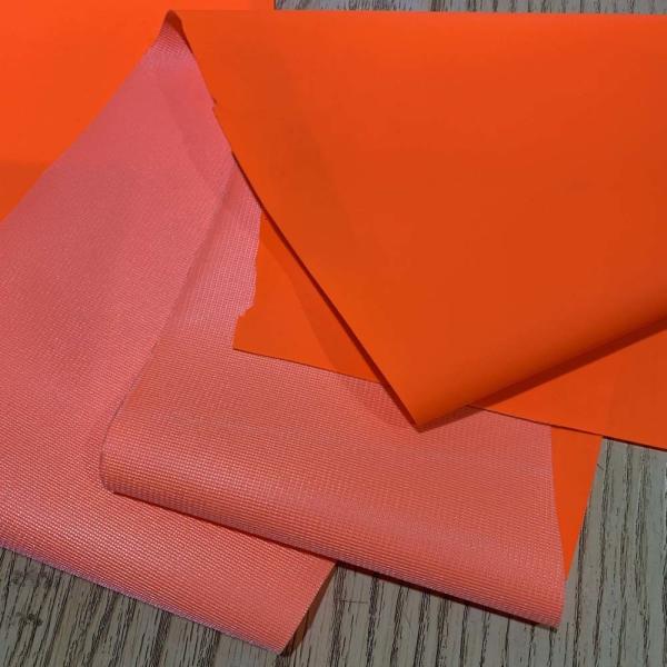 PU PVC Waterproof Coated Fabric , 48'' Polyester Lining Material Artificial Leather