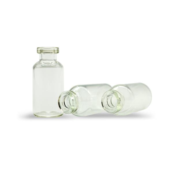 Flávio de vidro de âmbar transparente com dura flexibilidade e tubos de vidro 10 ml