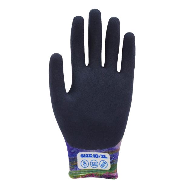 Landscape Printed Latex Mens Gardening Gloves Thorn Proof Yardwork Safety Gift For Gardeners