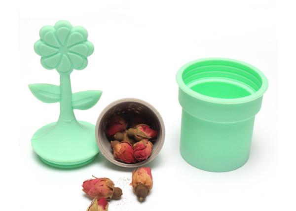 Flower Shape Silicone Tea Infuser Loose Leaf Tea Filter 11.5x5.5x5.5cm