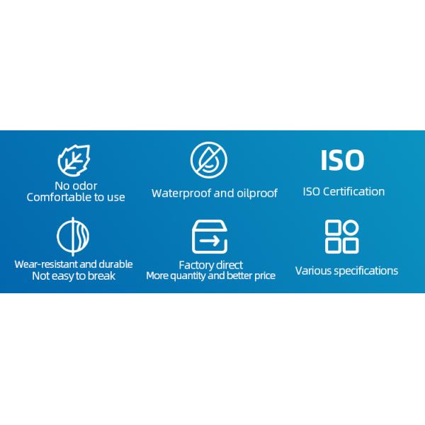 Фабрики прямой связи с розничной торговлей пинка медицинская Eco Nitrle устранимая гибкая руки предохранения от латекса перчатка нитрила индивидуально
