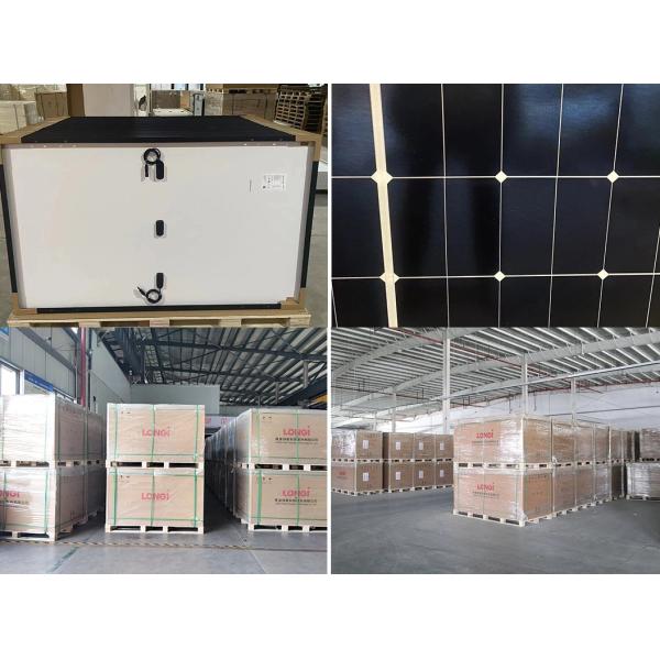 Longi Solar Module 445W 450W 455W Black Frame Mono Solar Cell for Panel Efficiency