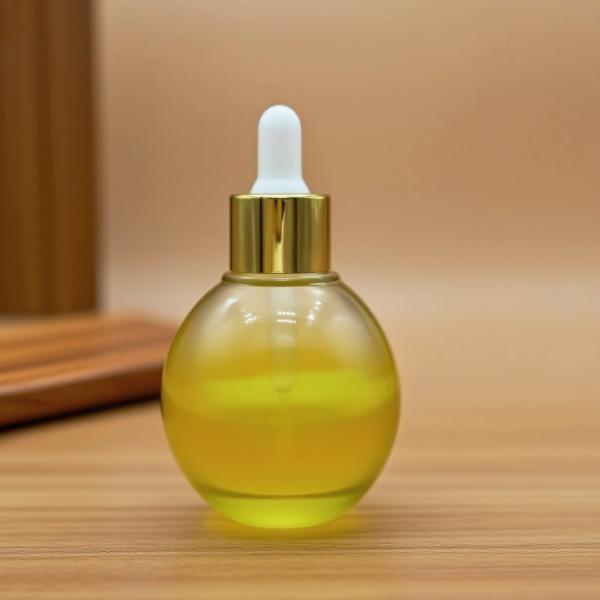 Custom Gradient 30ml Glass Serum Bottle for Skincare with Face Moisture Dropper - Cosmetic Packaging