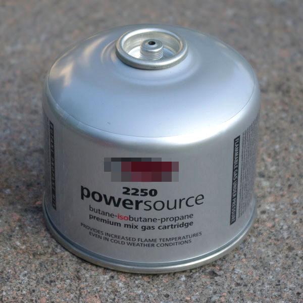 Портативный бутановый газовый баллон высотой 84 мм 230 г