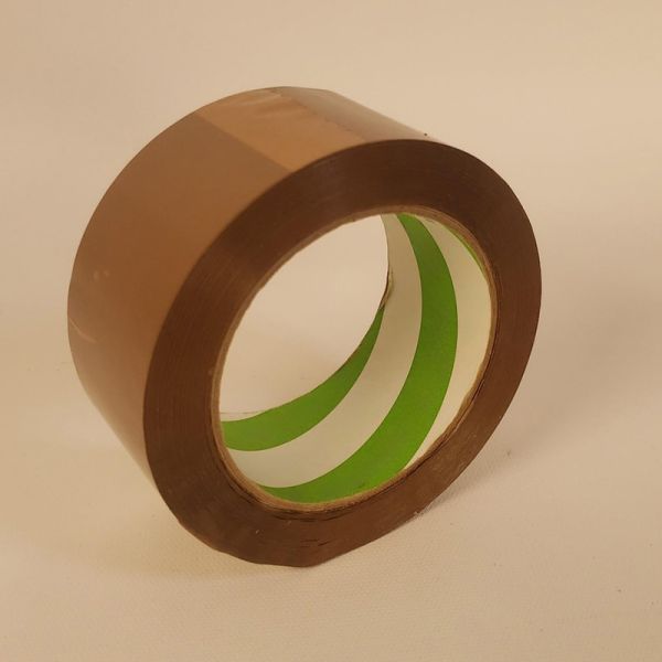 Customized Brown BOPP Packing Tape Single Sided Acrylic Non-Toxic Durable Waterproof Closure for Sealing Cartons Safety First