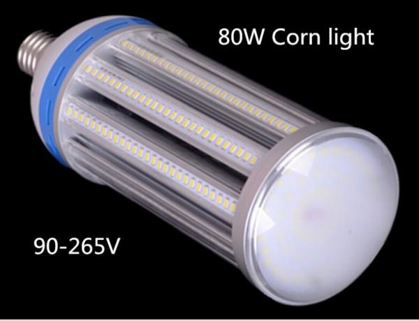 High Quality 80W LED Corn Light Aluminum PCB and Heat Sink 3000-6500K Color Temperature