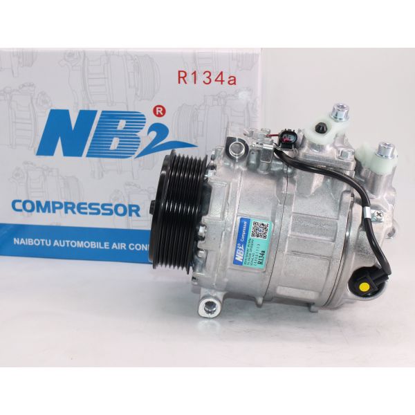 OE A0022305811 12Volt R134a Car Air Conditioner Compressor for Mercedes-Benz-Hollow Piston Variable Displacement New