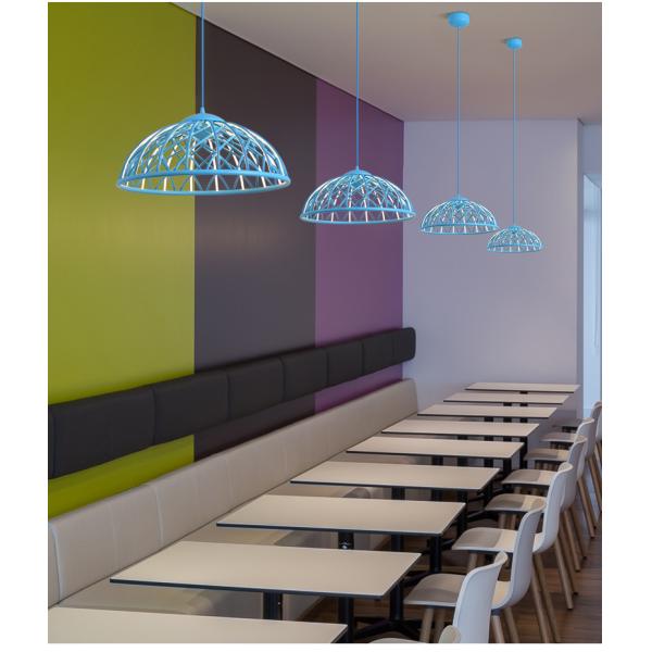 Estilo nórdico Lámpara colgante de hierro ajustable de altura para dormitorio sala de estar candelabros luces colgantes