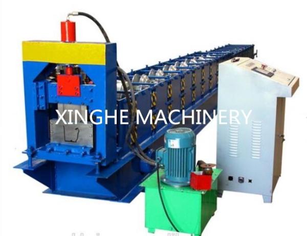 Gutter Cold Roll Forming Machines / Square Type Downpipe Former Equipment