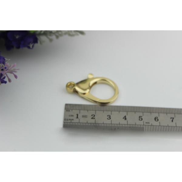 Fashion zinc alloy bag metal mini lobster claw clip snap hook match with metal chain