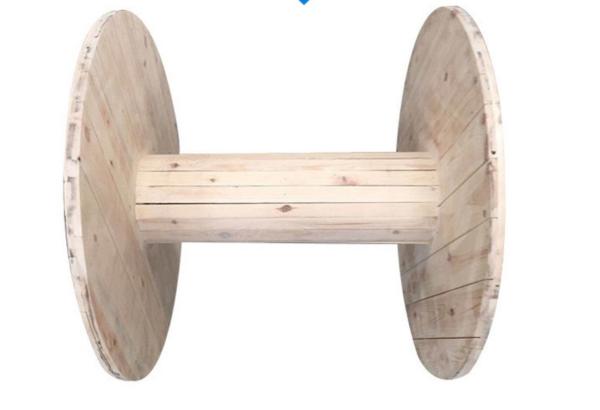 Logo Free Wooden Cable Drum Pine Wood Electrical Spool OEM Services