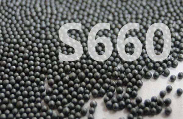 L'acier moulé de préparation de surface a tiré S660 autour de couleur noire en métal de boules