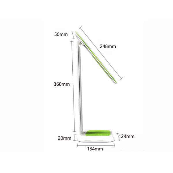 10W QI Wireless Charging Bedside Lamp , Green Color Phone Charging Lamp