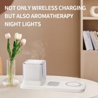 Chargement sans fil LED lumière de nuit 3000K - 4000K Aromathérapie lumière de nuit