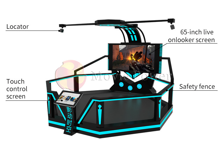 Имитатор стрельбы игрового автомата 9d VR развлечений спорта электронный