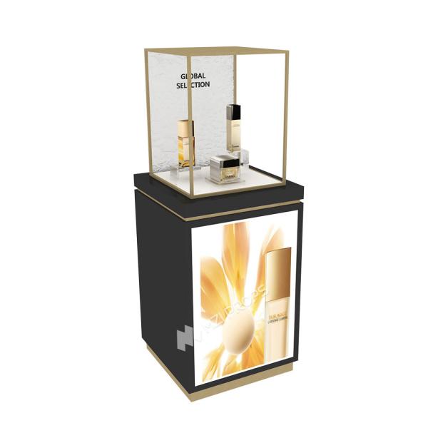 Customized Makeup Display Shelf Central Hall Side Cabinet for Retail Display Stand and Beauty Shop Display