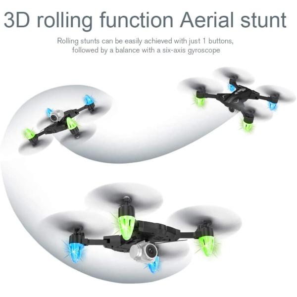 New style WiFi FPV Camera High Hold Mode Foldable Flight Time 18 Minutes 1080P F69 RC Drone quadcopter for selfie