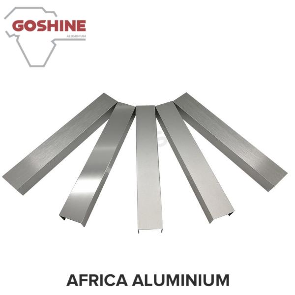 Cameroon Market Standard Color Polishing Aluminium Frame Extrusion Hinge Profile To Make Doors And Windows