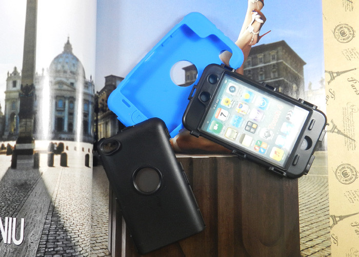 2 In 1 Itunes Cell Phone Silicone Case Cartoon For Iphone 4