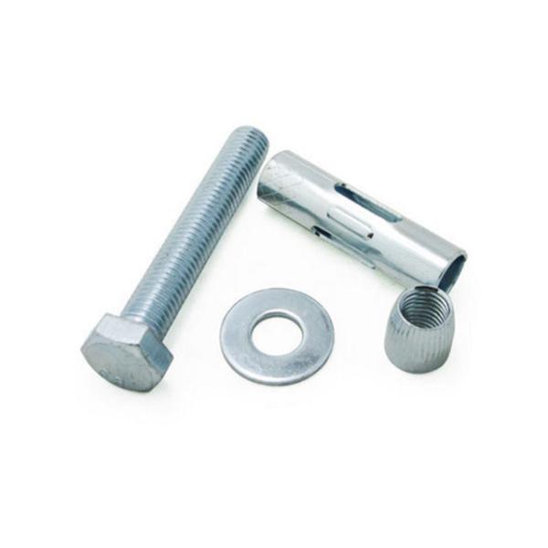Hex Expansion UNC UNF Sleeve Anchor Bolt M24 Yellow Zinc Plated