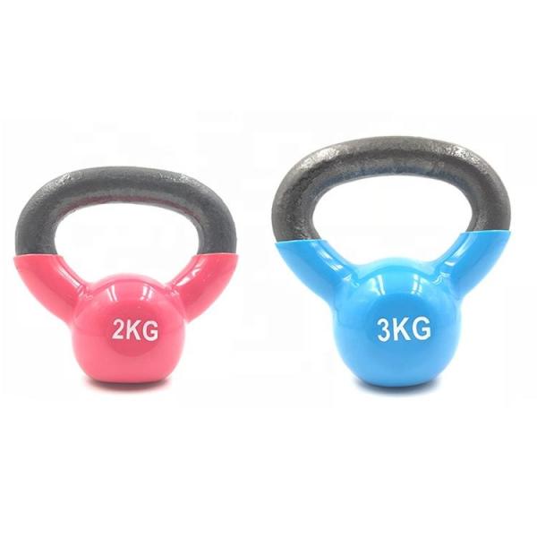 Competition Vinyl Painted Cast Iron Kettlebell Lifting Weights Fitness Equipment