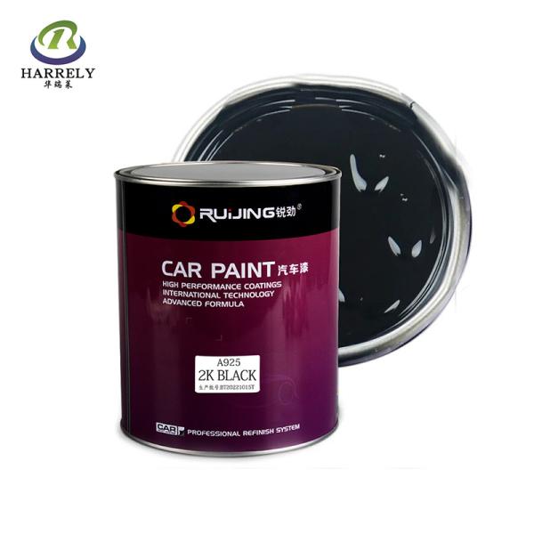 Special Black 2K Acrylic Car Paint Spray Liquid Coating For Auto Refinish