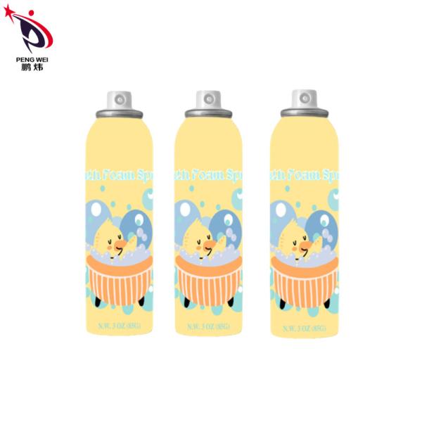 ISO14001 Foam Bubble Bath Spray Nontoxic 85g Practical For Body