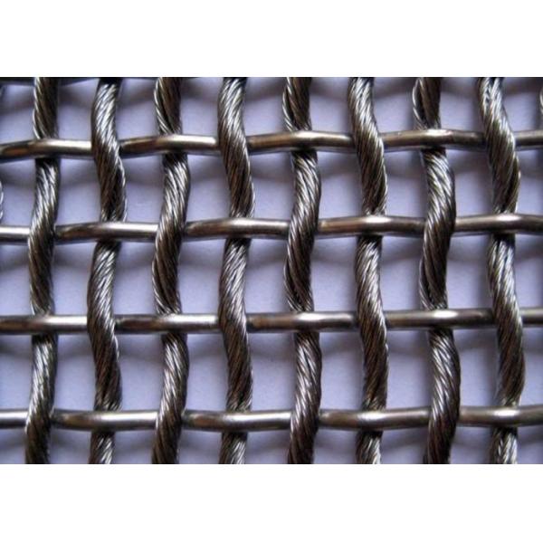 Панели загородки ячеистой сети Арчитектуал декоративные, нержавеющая сталь сплет