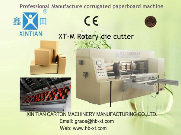 Automatic Rotary Paper Die Cutting Machine For Corrugated With Electronic Digital Control