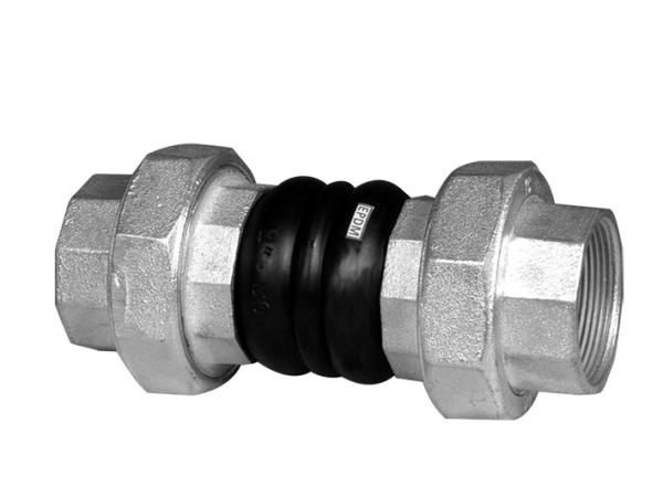 Industrial Pipe Expansion Joint Screwed Rubber Expansion Joint  1/2 To 4