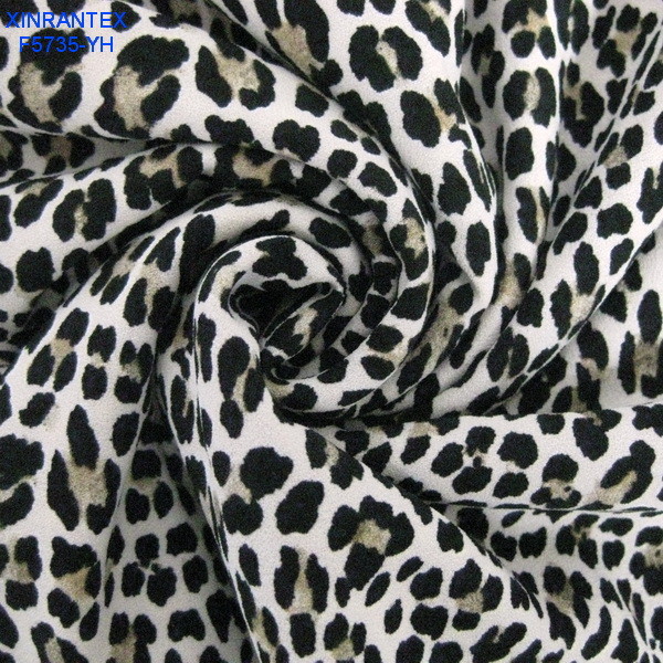 F5735-YH lady fashion polyester spandex moss crepe printing finihsing