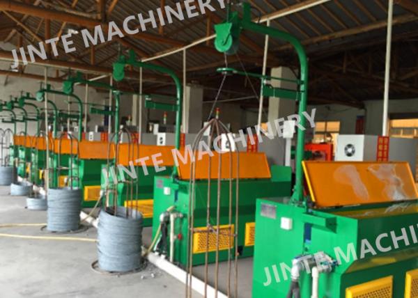 Plc Control 2mm 7500w Wet Wire Drawing Machine