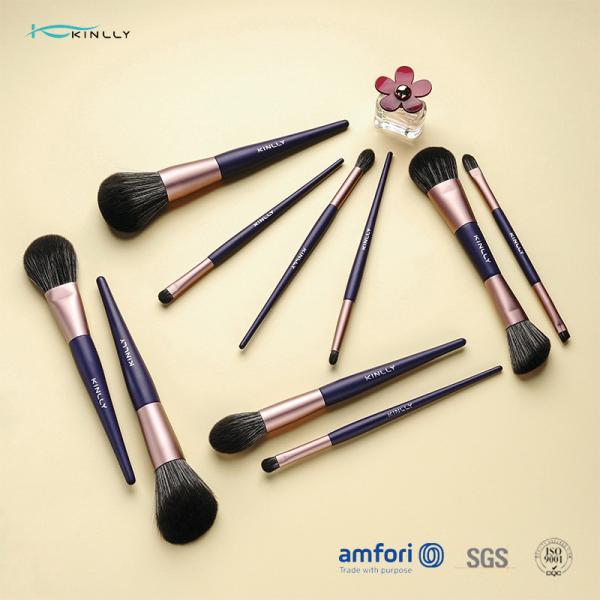 Sistema 100% de cepillo del maquillaje del viaje del vegano