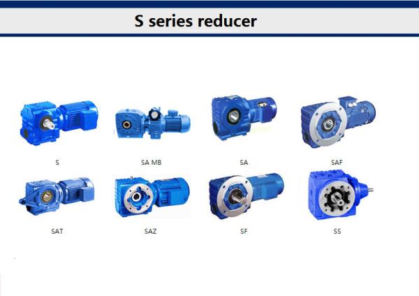 SF37 SA37 SAF37 SAT37 Helical Bevel Speed Reducer Inline Motor Gearbox
