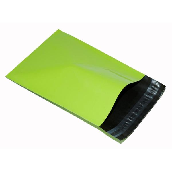Customized green poly mailer bag