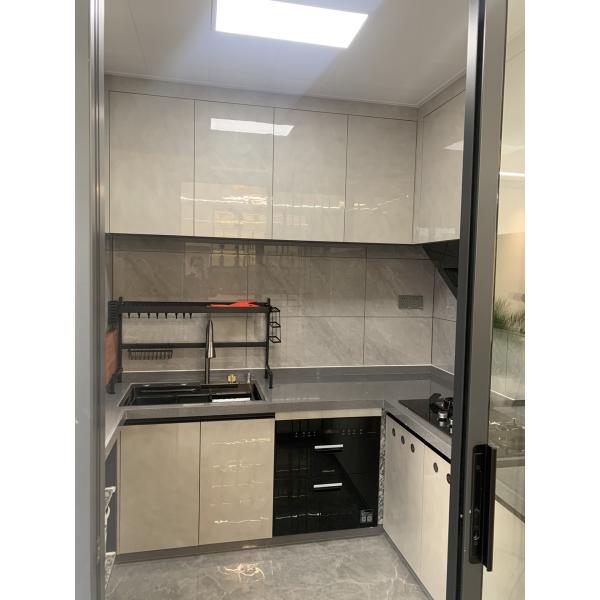 Painted Kitchen Cabinet Set For Effortless Maintenance for Apartment