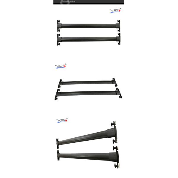 Aluminium Alloy Black Car Rack Cross Bars B064 For Lexus Rx350 2010 - 2015