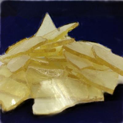 Luz maleica de secagem rápida da resina - flocos irregulares transparentes amarelos