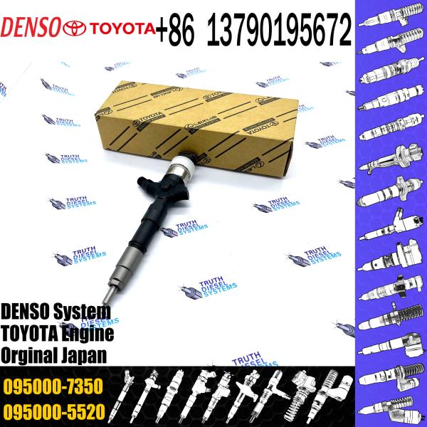 Инжектор дизельного топлива DENSO 0950007350 095000-7350 Для Toyota 1KD-FTV Prado D4D J120 23670-30080 23670-30180