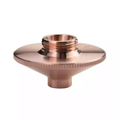 Matériel de cuivre rouge de T2 de bec de découpeuse de laser de D28mm H15 WSX