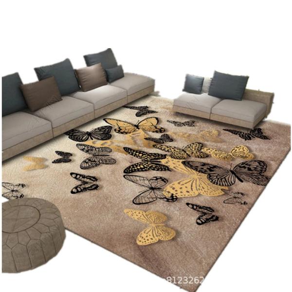 Tapete luxuoso claro nórdico do tapete do assoalho para a mesa de centro 80*120cm da sala de visitas