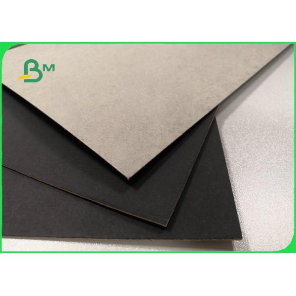 1mm 2mm Single Black Coated Cardboard Sheets For Gift Boxes Good Stiffness
