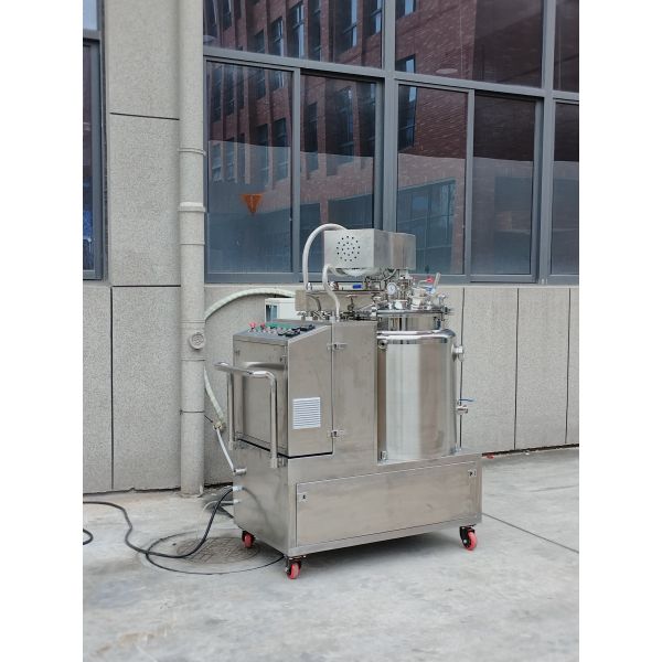 Compact Integrated Design Gelatin Melting Tank with Food-Grade 316L Stainless Steel and Vacuum Defoaming for Lab and R&D Use