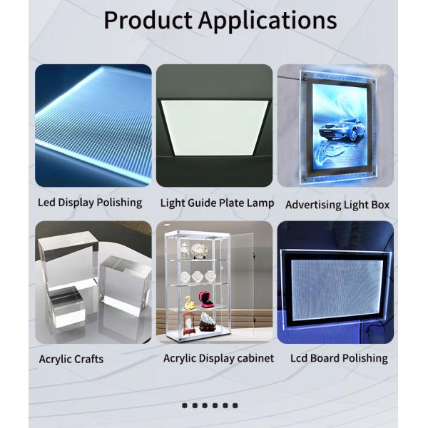 Máquinas Guangzhou Sd-1050B Pequeña Pulidora Eléctrica de Superficie de Espejo con Borde Biselado Automático para Diamante Acrílico